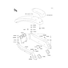 Pads pour Kawasaki 1997 750 SXi (Canada Only)