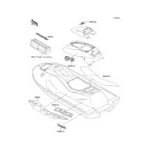 Decals(JH750-C3) pour Kawasaki 1997 750 ZXi