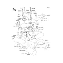 Jet Ski Kawasaki 750 ZXi 1997 - Microfiche and OEM parts