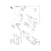 Oil Tank(JH750-C3) pour Kawasaki 1997 750 ZXi