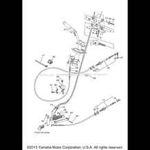CONTROL CABLE pour Yamaha 2008 WaveRunner GP1300R - GP1300-G E - 2008