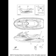 GRAPHICS pour Yamaha 2008 WaveRunner GP1300R - GP1300-G E - 2008