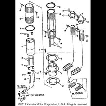 VENTILATION pour Yamaha 1988 WaveRunner WJ500G - 1988