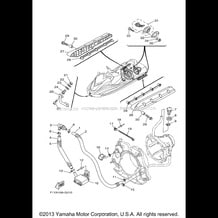 HULL DECK pour Yamaha 2008 WaveRunner WAVERUNNER FX - FX1000G - 2008