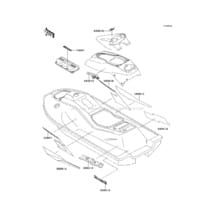 Decals(JH900-A3) pour Kawasaki 1997 900 ZXi