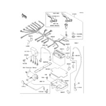 Electrical Equipment(JH900-A3) pour Kawasaki 1997 900 ZXi