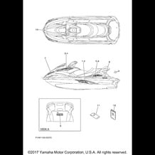 GRAPHICS pour Yamaha 2008 WaveRunner WAVERUNNER FX CRUISE SUPER HIGH OUTPUT - FX1800AGB - 2008