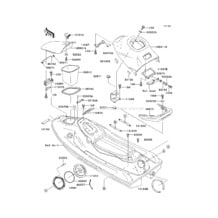 Hull Fittings pour Kawasaki 1997 SS