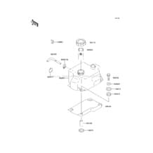 Oil Tank pour Kawasaki 1997 SS