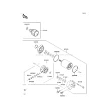 Starter Motor pour Kawasaki 1997 SS