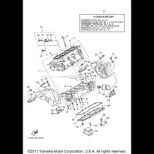 CRANKCASE 2 CA NY pour Yamaha 2008 WaveRunner WaveRunner FX Cruiser High Output - FX1100AG - 2008