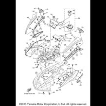 ENGINE HATCH 1 pour Yamaha 2008 WaveRunner WaveRunner FX Cruiser High Output - FX1100AG - 2008