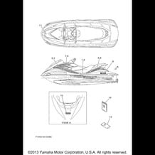 GRAPHICS pour Yamaha 2008 WaveRunner WaveRunner FX Cruiser High Output - FX1100AG - 2008