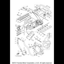 HULL DECK pour Yamaha 2008 WaveRunner WaveRunner FX Cruiser High Output - FX1100AG - 2008