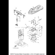 ELECTRICAL 4 pour Yamaha 2008 WaveRunner WaveRunner FX Cruiser High Output CA - FX1100ALG - 2008