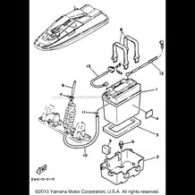 ELECTRICAL 2 pour Yamaha 1993 WaveRunner SUPER JET 650 (SJ650R) 1993