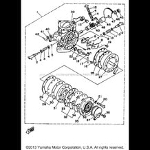 CARBURETOR pour Yamaha 1988 WaveRunner WaveRunner 500 (WR500G) 1988