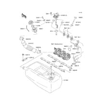 Fuel Tank pour Kawasaki 1998 1100 STX