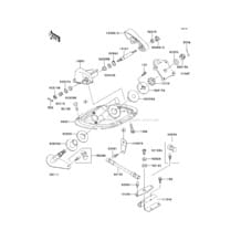 Handle Pole pour Kawasaki 1998 1100 STX