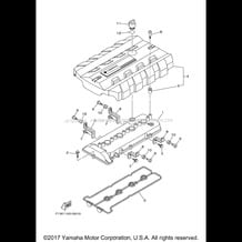 CYLINDER 1 pour Yamaha 2008 WaveRunner WAVERUNNER FX CRUISER SUPER HIGH OUT - FX1800AGR - 2008