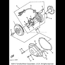 GENERATOR pour Yamaha 1993 WaveRunner SUPER JET - SJ650R - 1993