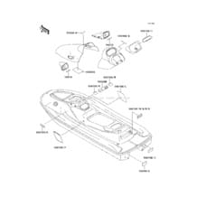 Labels pour Kawasaki 1998 1100 STX