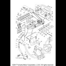 HULL DECK pour Yamaha 2008 WaveRunner WAVERUNNER FX CRUISER SUPER HIGH OUT - FX1800AGR - 2008