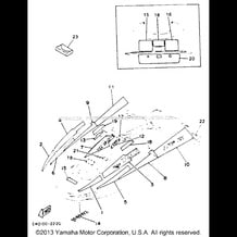 GRAPHIC - TOOL pour Yamaha 1993 WaveRunner SUPER JET - SJ650R - 1993