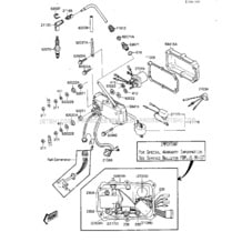 IGNITION/ELECTRIC CASE pour Kawasaki 1986 JS300