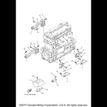 ENGINE MOUNT pour Yamaha 2008 WaveRunner WAVERUNNER FX CRUISER SUPER HIGH OUT - FX1800AGS - 2008