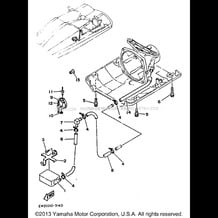 HULL - DECK 3 pour Yamaha 1993 WaveRunner SUPER JET - SJ650R - 1993