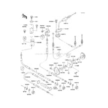 Cables pour Kawasaki 1998 750 STX