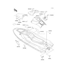 Labels pour Kawasaki 1998 750 STX