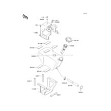 Oil Tank pour Kawasaki 1998 750 STX