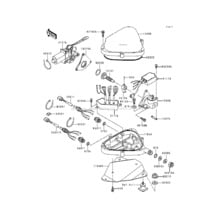 Control pour Kawasaki 1998 900 STX