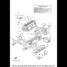 CRANKCASE 1 48 pour Yamaha 2008 WaveRunner WaveRunner FX High Output CA - FX1100LG - 2008