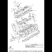 CYLINDER 2 CA NY pour Yamaha 2008 WaveRunner WaveRunner FX High Output CA - FX1100LG - 2008