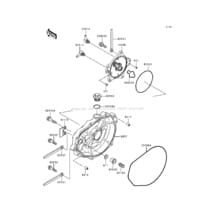 Engine Cover(s) pour Kawasaki 1998 900 STX