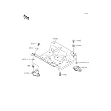 Engine Mount pour Kawasaki 1998 900 STX