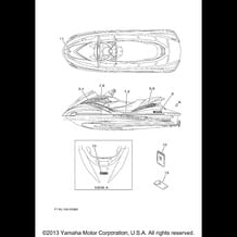 GRAPHICS pour Yamaha 2008 WaveRunner WaveRunner FX High Output CA - FX1100LG - 2008