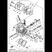 CARBURETOR pour Yamaha 1993 WaveRunner WAVE BLASTER - WB700R - 1993