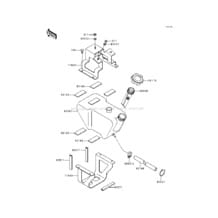 Oil Tank pour Kawasaki 1998 900 STX