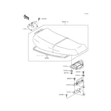 Seat pour Kawasaki 1998 900 STX