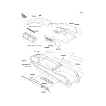 Decals(JS750-C1) pour Kawasaki 1998 SXI PRO