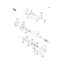 Drive Shaft pour Kawasaki 1998 SXI PRO