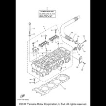 CYLINDER 2 pour Yamaha 2008 WaveRunner WAVERUNNER FX SUPER HIGH OUTPUT - FX1800GB - 2008