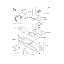 Hull Fittings pour Kawasaki 1998 SXI PRO