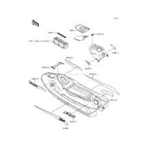 Decals(JH750-G1) pour Kawasaki 1998 Xi Sport