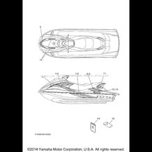 GRAPHICS pour Yamaha 2008 WaveRunner WaveRunner VX Cruiser - VX1100AGW - 2008