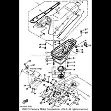 SEAT - UNDER LOCKER pour Yamaha 1993 WaveRunner WAVE BLASTER 700 (WB700R) 1993
